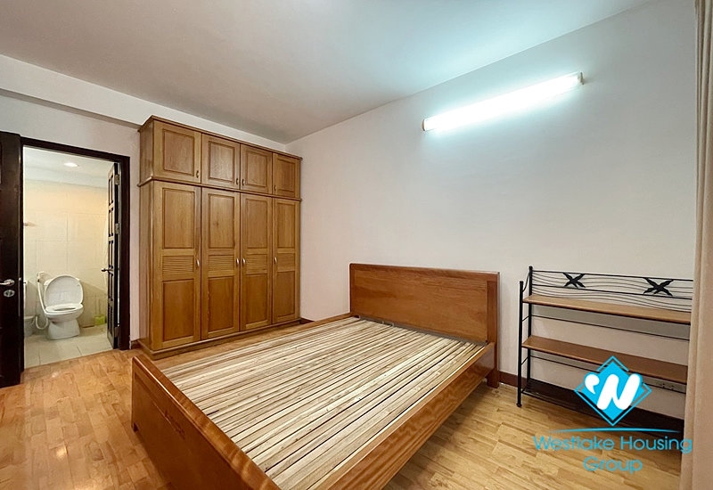 Fully furnished 3 bedroom apartment for rent on high floor, large balcony with a lot of facilities around the area
